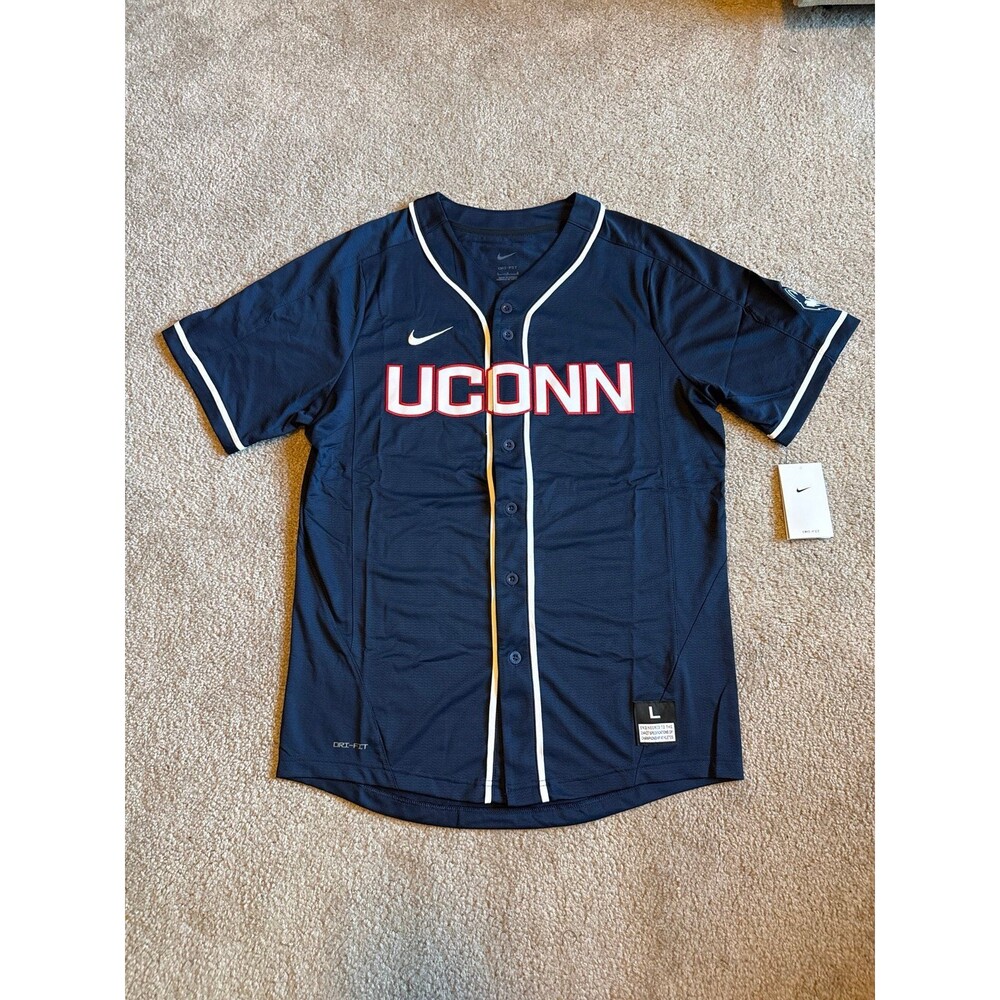UConn Huskies Nike NWT Men’s Baseball Jersey Size Large